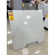 Porcelanato Cer Malden Bianco Lux 100x100 Polido Biancogres 