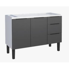 Gabinete Aço Jupiter Preto 120