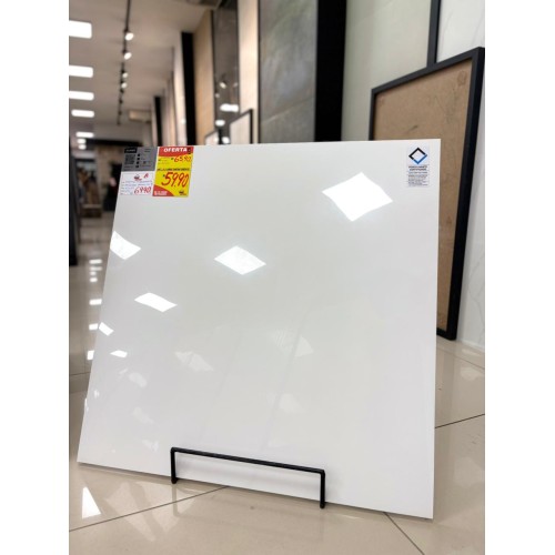 Porcelanato Branco PR82000 - 82X82 DAMME Porcelanato Branco PR82000 - 82X82 DAMME