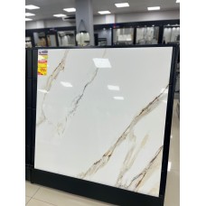 Porcelanato Dharma oro  Polido 120x120  Delta Nova Magnitude 