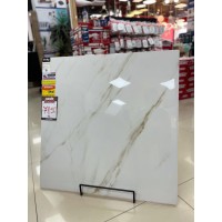 Porcelanato Delta Ret Raggi Oro 90  Esmaltado Polido 90x90 Nova Evoluta