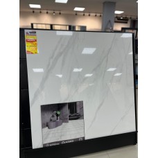 Porcelanato Delta Ret Raggi Off White 120 Esmaltado Polido 120x120  Nova Magnitude