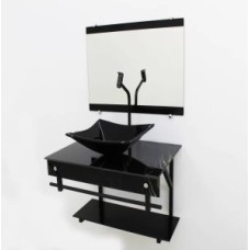 Pettra Gabinete VD Kit Ipanema Preto