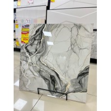 Piso Rochamaxx  Retificado Polido 82x82 HD Bianco Supreme RF Extra 