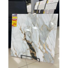 Piso Cerâmica Rocha MAXX Polido HD Damasco Polido 82x82