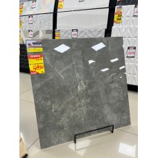 Piso Rochamaxx Retificado Polido 82x82HD Grafitte TR Triunfo