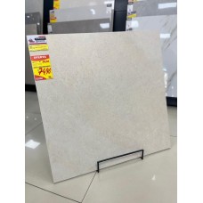 Porcelanato Retificado Limestone Avena 90 Tattile a Esmaltado 90x90 Delta Porcelanato Nova Evoluta  