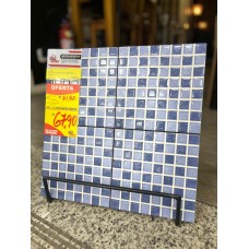 Piso 20x20 Bold 120022 Pastilha Mix Azul Cerâmico Esmaltado Karina Piso 20x20 Bold 120022 Pastilha Mix Azul Cerâmico Esmaltado Karina