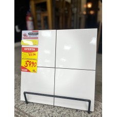 Piso 20x20 Bold 120005 Acqua White BRL Cerâmico Esmaltado Karina 