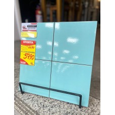 Piso 20x20 Bold 120009 Acqua Turquesa Cerâmico Esmaltado Karina Piso 20x20 Bold 120009 Acqua Turquesa Cerâmico Esmaltado Karina