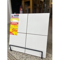 Piso 20x20 Bold 120006 Acqua White Act  Cerâmico Esmaltado Karina 