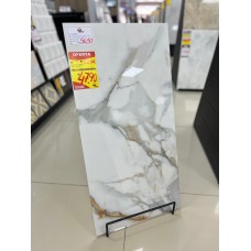 Piso LDL Semi Gres Calacata Gold Polido Clássico 45x89 Piso LDL Semi Gres Calacata Gold Polido Clássico 45x89