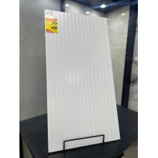 Piso Semi Gres Ret Gran Ripado White Relevo Acetinado 63x120 Extra Plana 