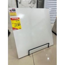 Piso Ret Branco Liso Brilho 60x60 Extra Lume 
