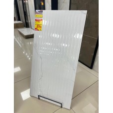 Piso Semi gres Ret Ripado Marmo Lux Polido Relevo 62x119 Extra Lume Piso Semi gres Ret Ripado Marmo Lux Polido Relevo 62x119 Extra Lume