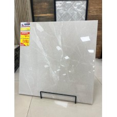 Piso Semi Gres Pilpis Cinza Polido Clássico 75x75 Extra Lume