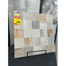 Piso Semi Gres Ret Petra Natural Outsouside 75x75 Lume 